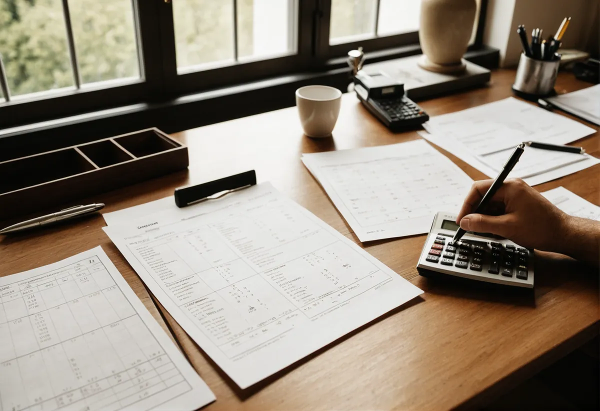 Historische Hausfassade mit Stuckverzierungen wird saniert