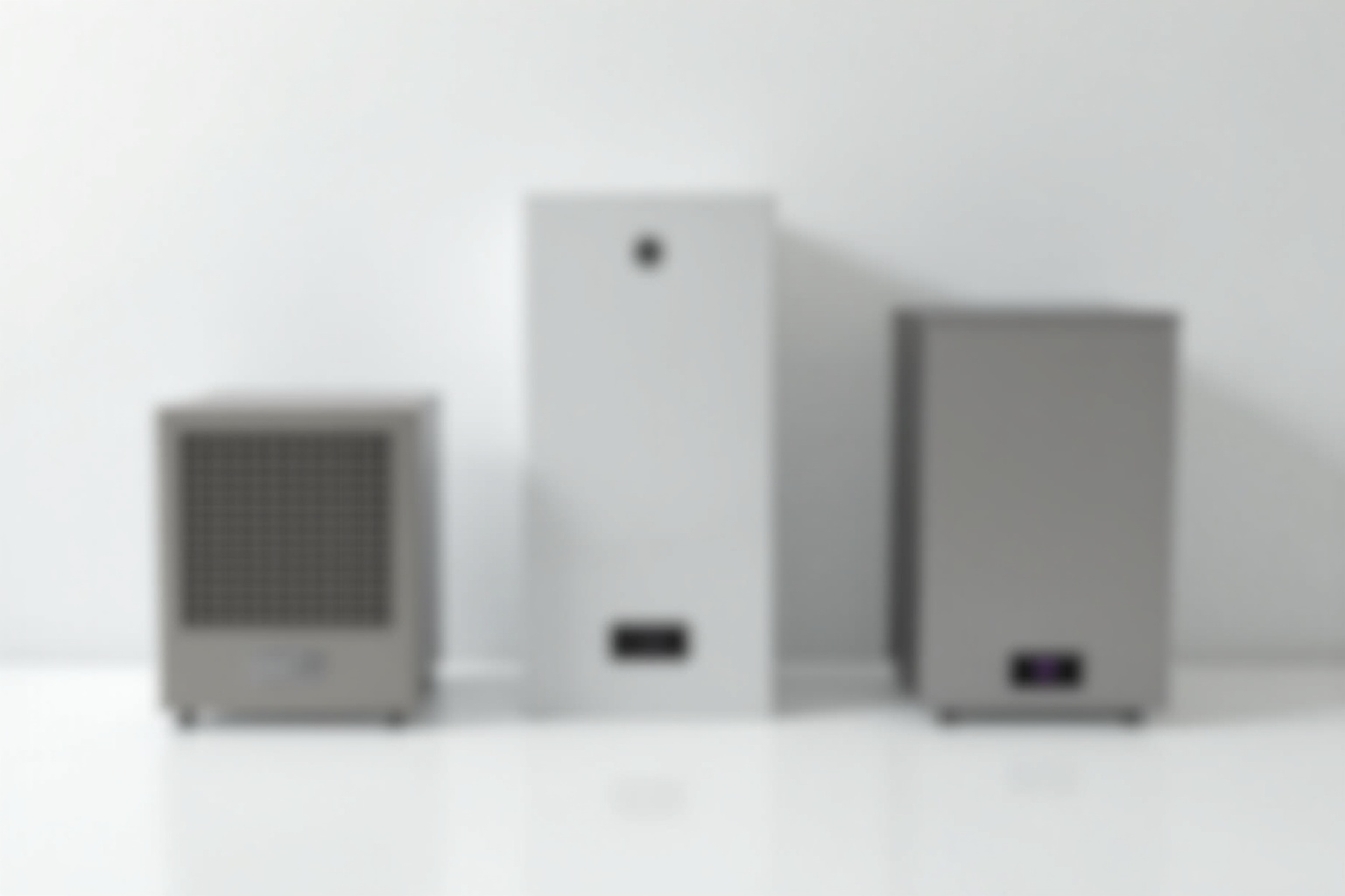 Moderne Wärmepumpe außen an einem Einfamilienhaus