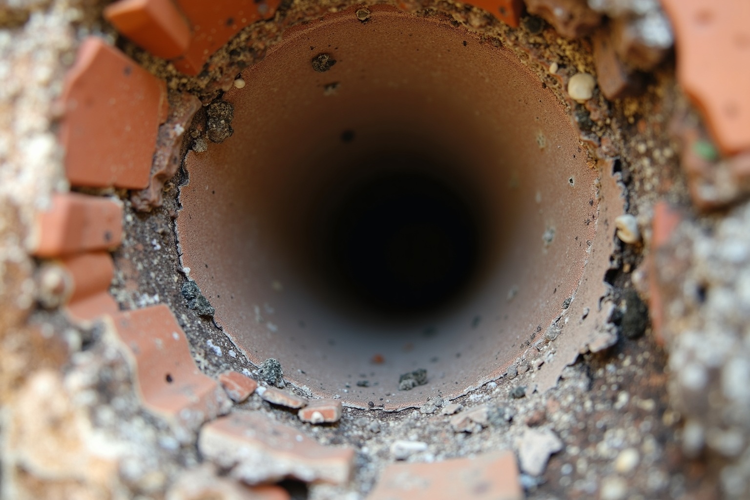 Dachdecker bei Arbeiten am Dach eines Wohnhauses